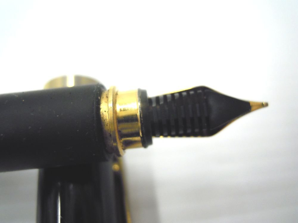 OHTO Proud 万年筆 シュミット社イリジウムペン先 FOUNTAIN FF-15F 日本製 SCHMIDT　金部分色落ちあり_画像8