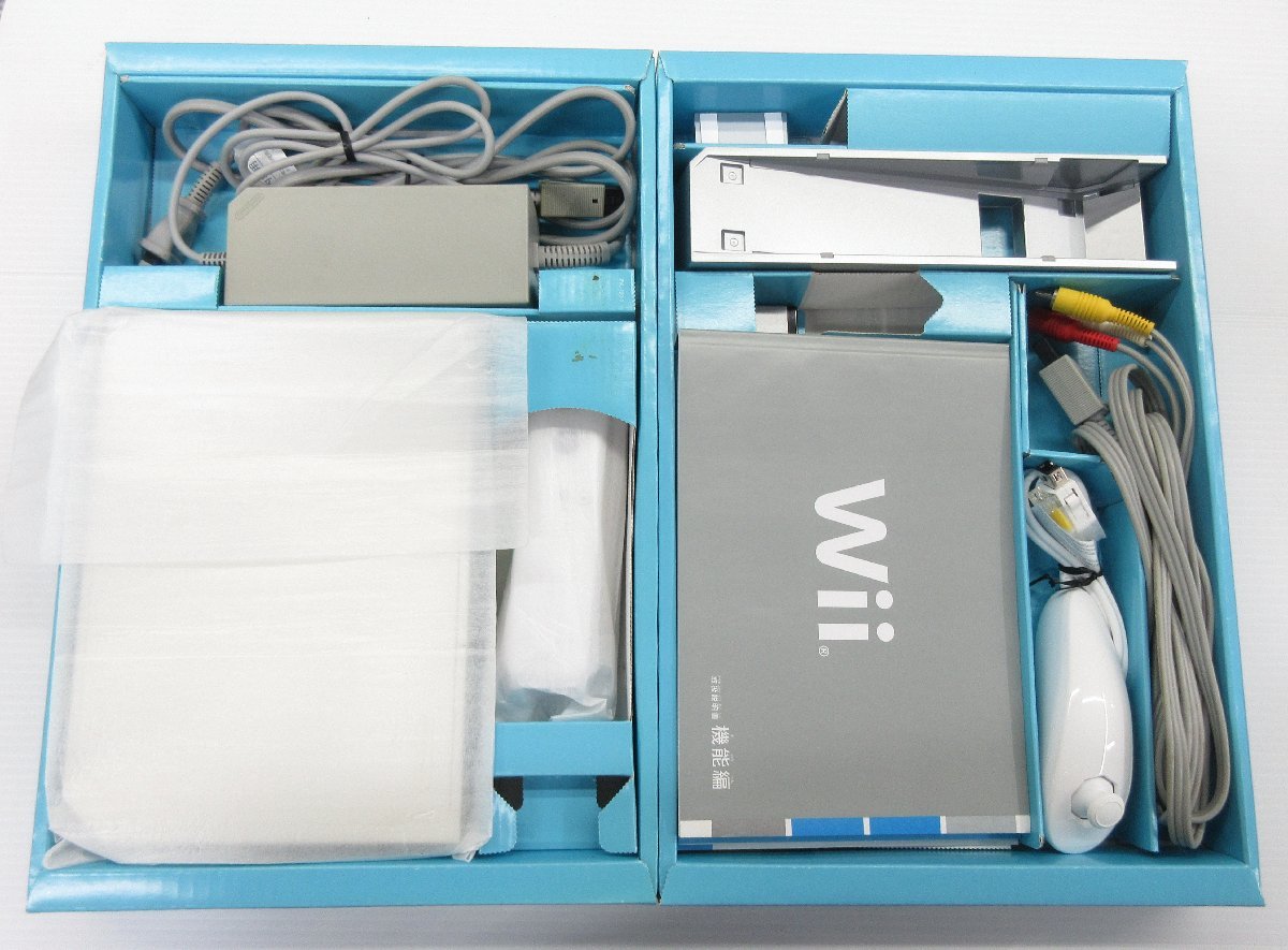 〇任天堂 ニンテンドー Wii 本体 箱 付属品 一式 まとめて 通電OK_画像2