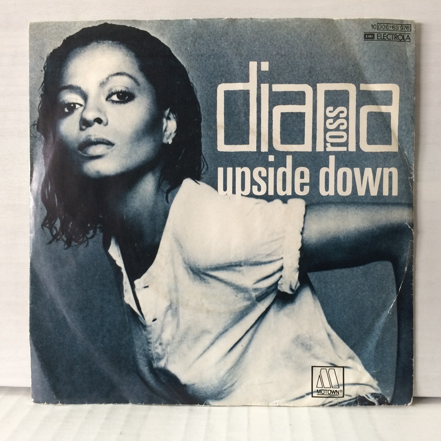 洗浄済 EP Diana Ross Upside Down_画像1
