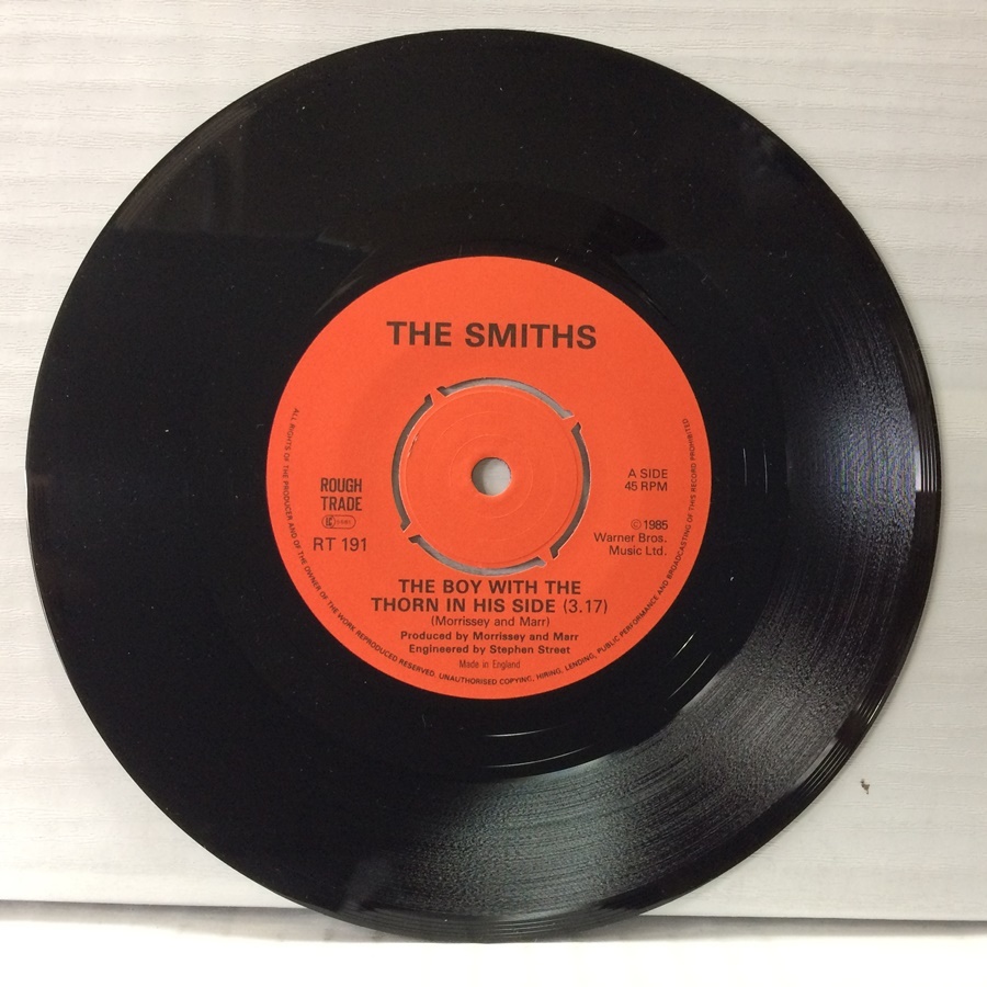 洗浄済 EP UK盤 The Smiths The Boy With The Thorn In His Side_画像3