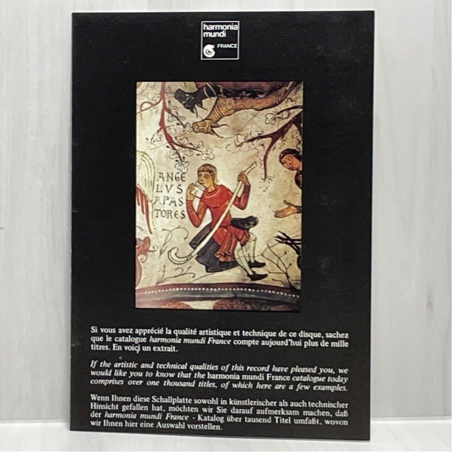 .harmonia mundi HM994 four veru история kre men chichi* консоль -to мойка settled LP