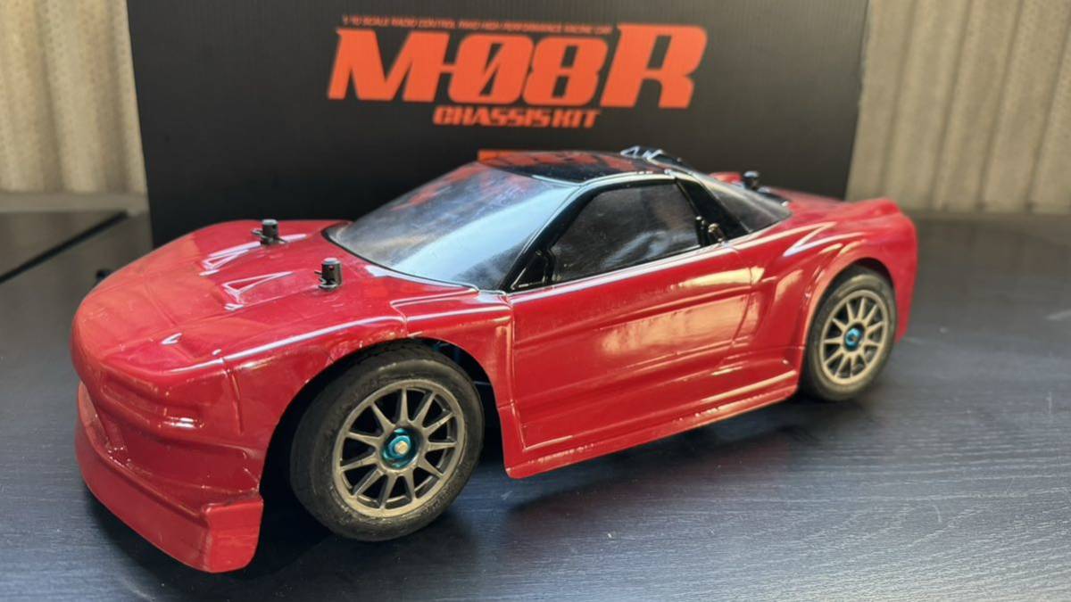 TAMIYA M-08R シャーシキット 中古 SSBB ボールデフ NSXボディー WB210 MR リア駆動 タミヤ Mシャーシ_画像1