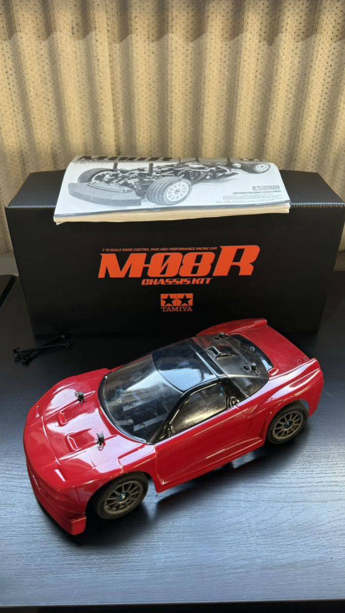 TAMIYA M-08R シャーシキット 中古 SSBB ボールデフ NSXボディー WB210 MR リア駆動 タミヤ Mシャーシ_画像3