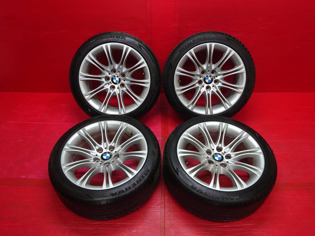 BMW E60 E61 5シリーズ Mスポーツ純正18インチホイール 4本 8J +20 5H 120 MINERVA RADIAL F205 245/40R18