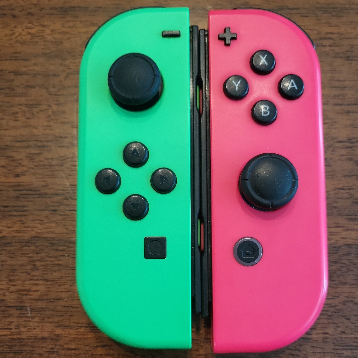 Nintendo Switch　ジョイコン　動作確認済　(L)ネオングリーン/(R)ネオンピンク