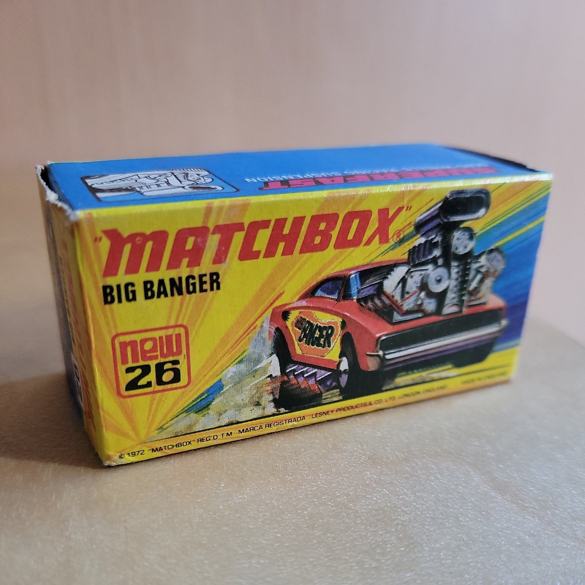 イギリス マッチボックス（matchbox） superfast BIG BANGER NEW26 No.26 1972_画像10