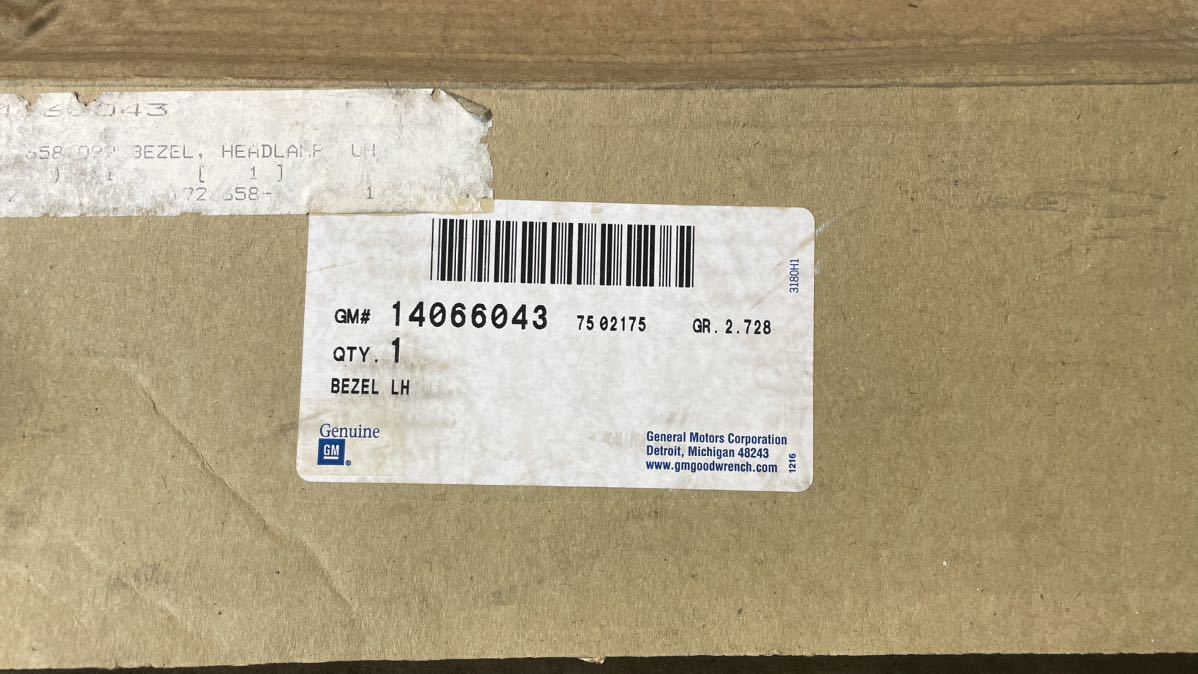  Chevrolet Astro GMC Safari left head light bezel 1885y~1994y original new goods original left headlight 14066043 ( control number A103)