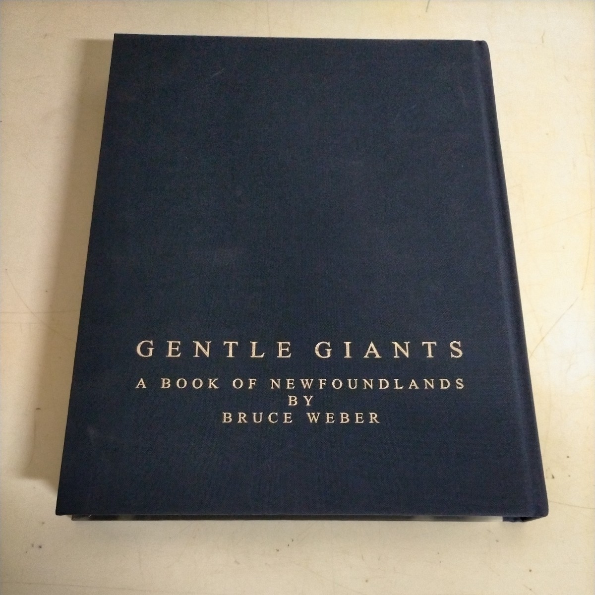 【洋書】ブルース・ウェーバー GENTLE GIANTS: A BOOK OF NEWFOUNDLANDS 1994年◇古本/軽いスレヤケ有/現状品/ノークレームノーリターン_画像2