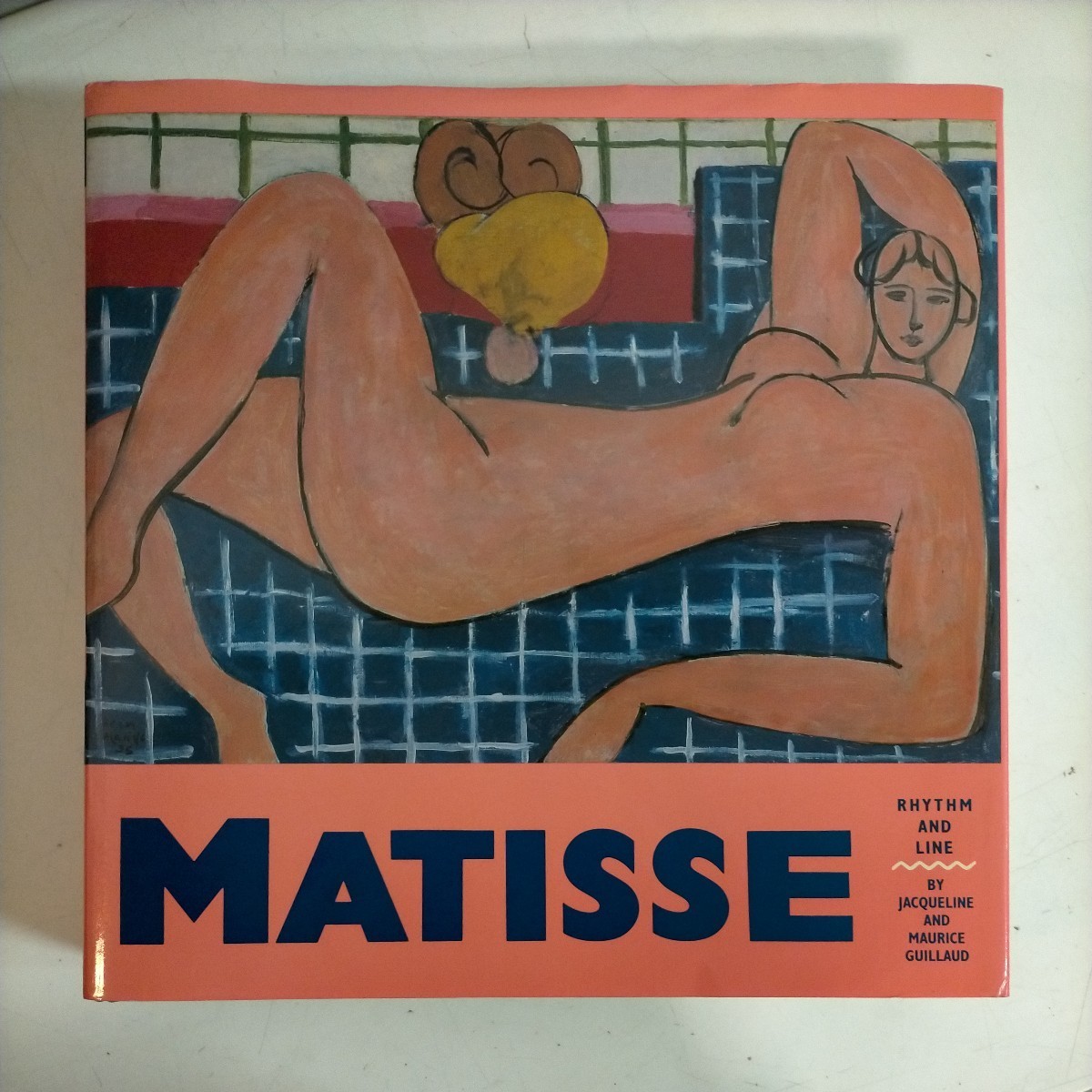 アンリ・マティス『Matisse Rhythm and Line』1987年〇古本/カバースレヤケヨレ汚れ縁角傷み/地汚れ/頁縁ヤケ/状態追記参照ください↓_画像1