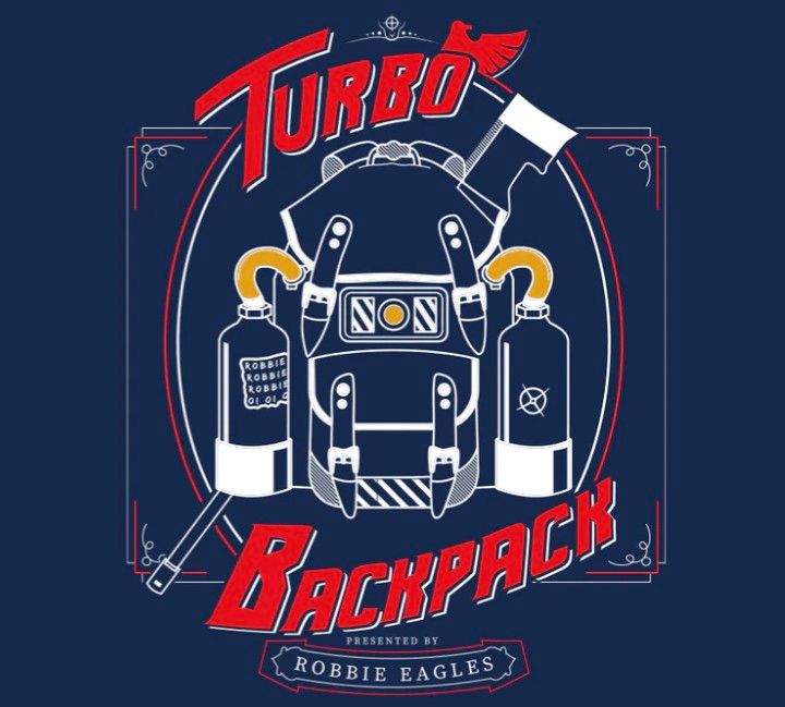 【新品】ロビー・イーグルス「TURBO BACKPACK」Tシャツ《XLサイズ》新日本プロレス
