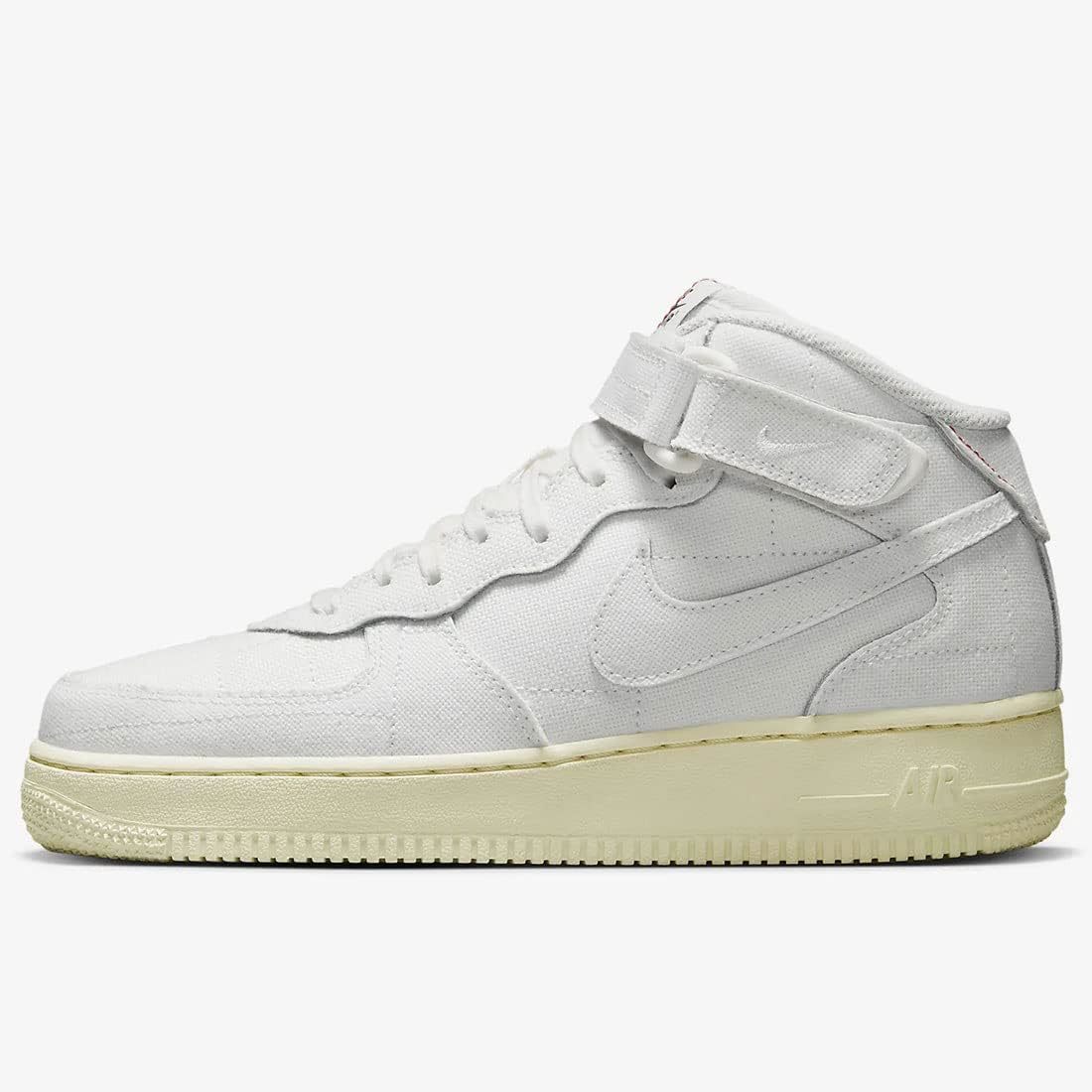 ナイキ 23.5cm エアフォース１ ’07 ミッド LX 定価15400円 ホワイト キャンバス AIR FORCE 1 MID ウィメンズモデル_画像2