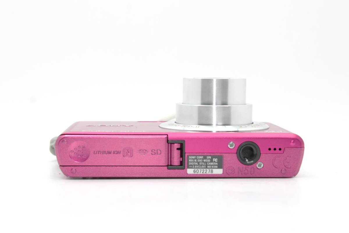 ★極上品★ソニー SONY CIBERSHOT DSC-W550 ピンク コンパクトデジタルカメラ L980#2085_画像5