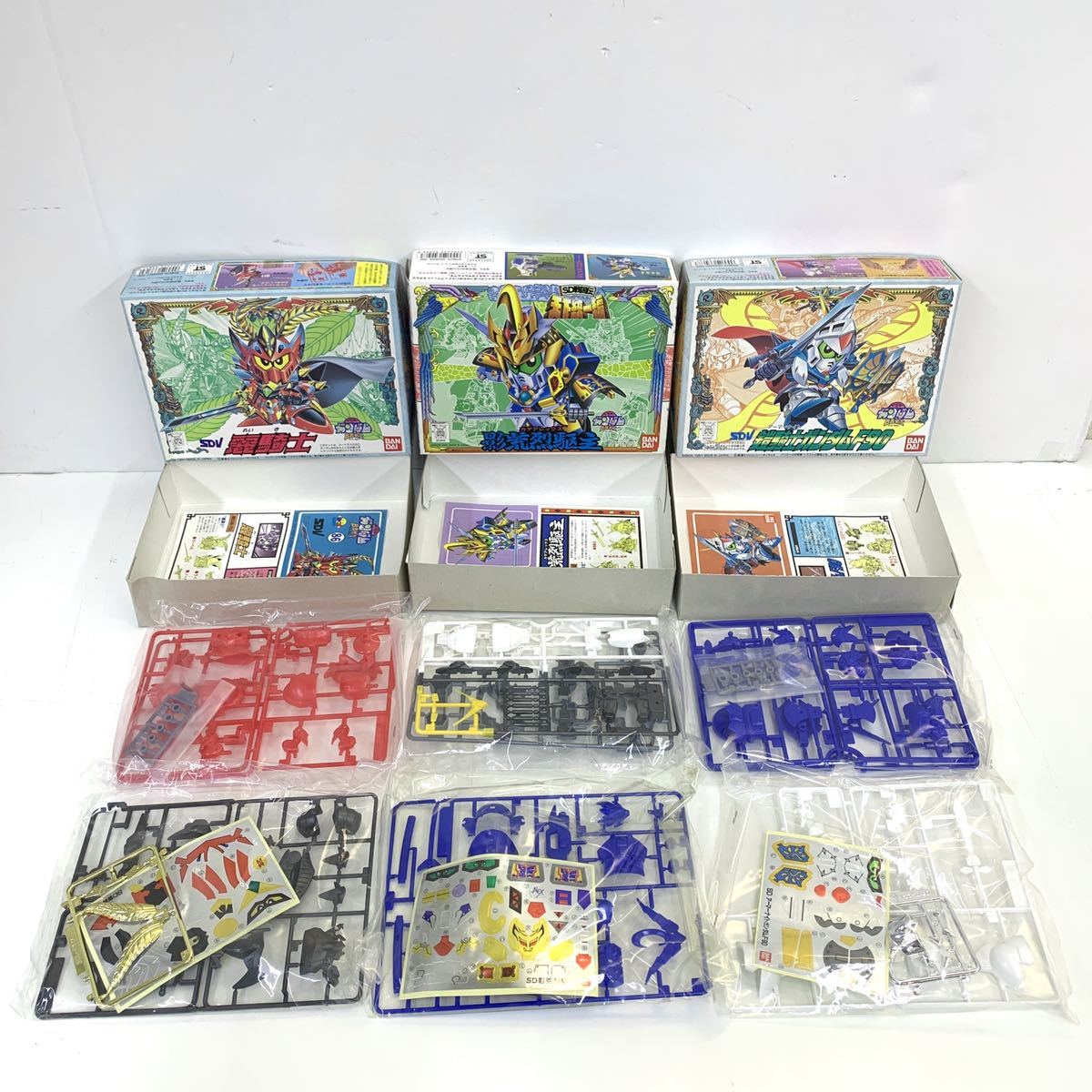 070B718★【中古品】【未組立】 SDガンダムBB戦士 プラモデル 9点セット SD戦国伝 天下統一編 他_画像2