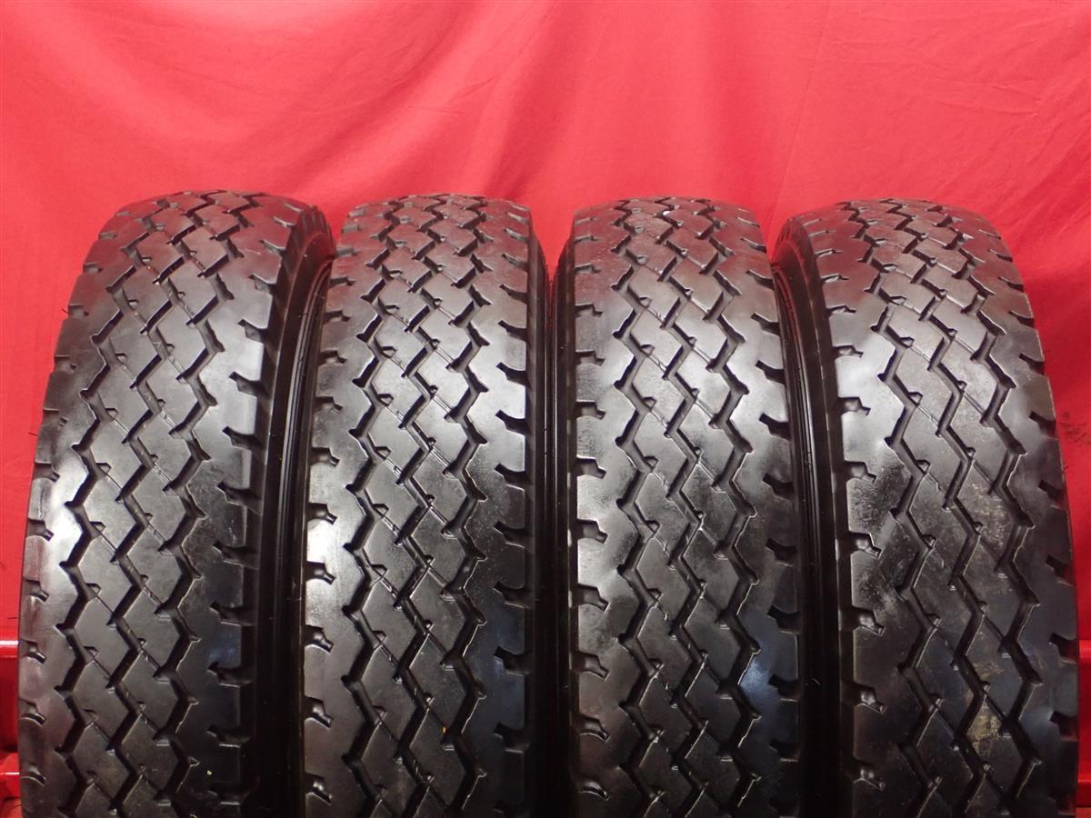 中古タイヤ 7.50R16 114/112R 4本セット ダンロップ SP クォリファイアー T.G.21 DUNLOP SP QUALIFIRE TG21 7.5分山 ディフェンダー_画像1