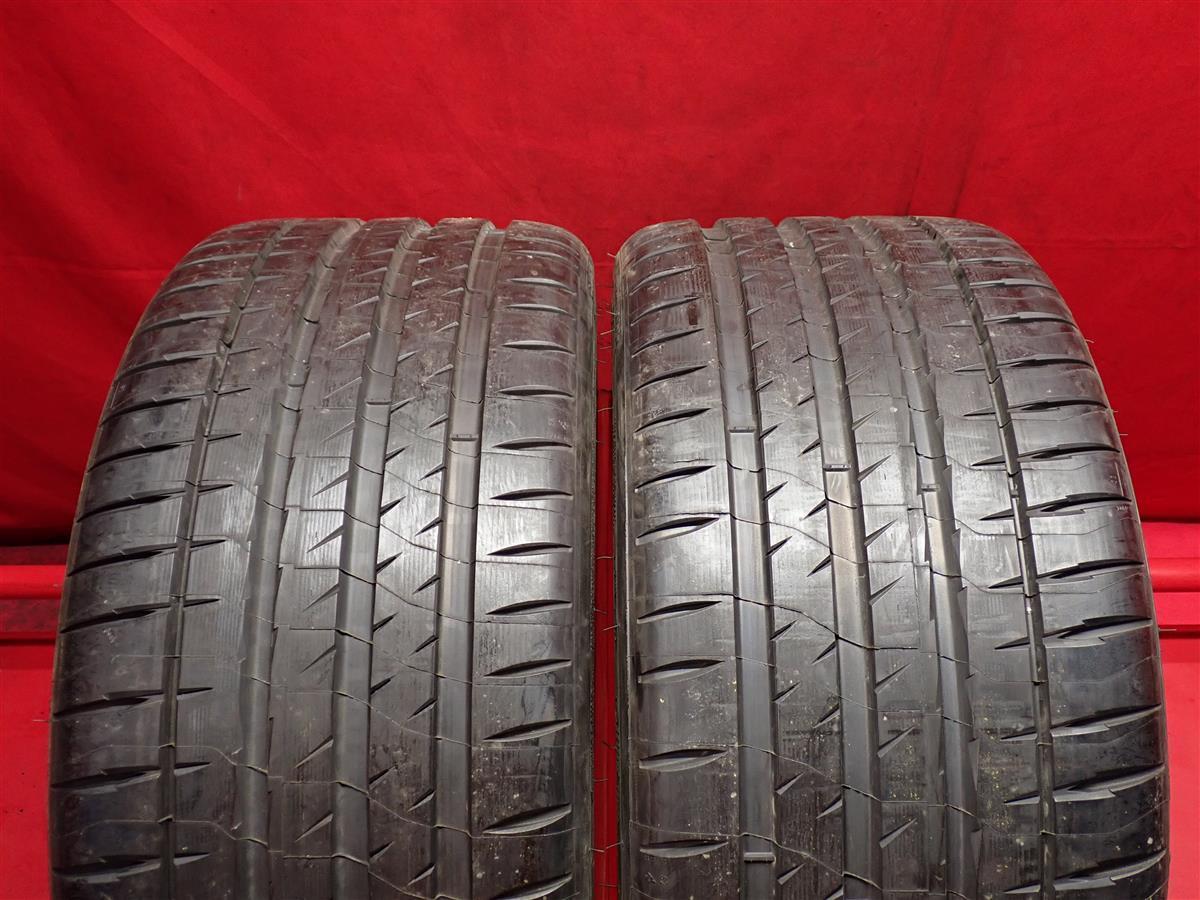 タイヤ2本 《 ミシュラン 》 パイロット スポーツ4S [ 255/35R19 96Y ]9.5分山★ BMWB3 D3 エヴォーラ レクサス GS F ISF n19_画像1