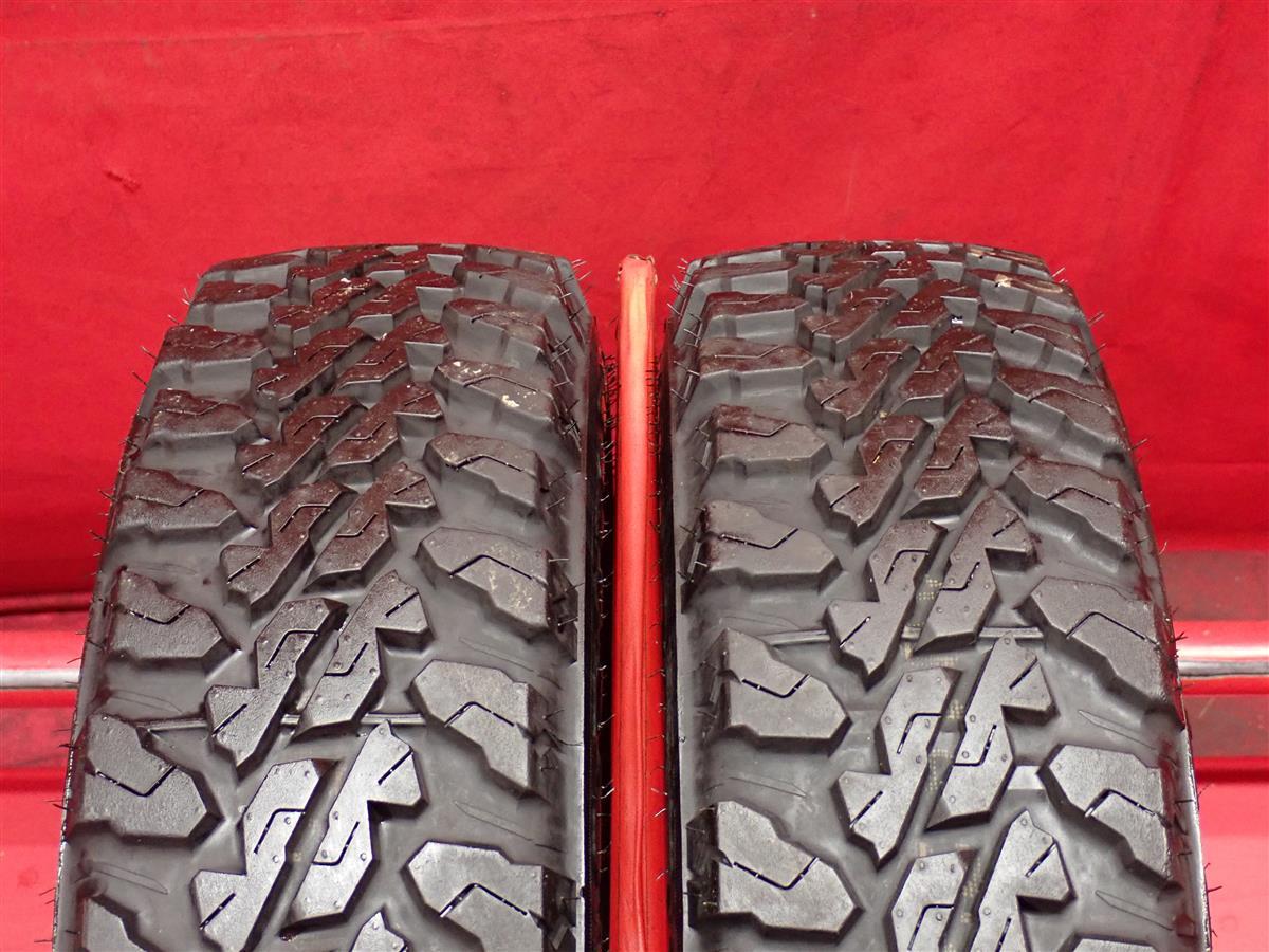 中古タイヤ 145/80R12 80/78N 2本セット ヨコハマ ジオランダー M/T G003 9.0分山★ マッドタイヤ エブリィ ハイゼット ミニキャブ n12_画像1