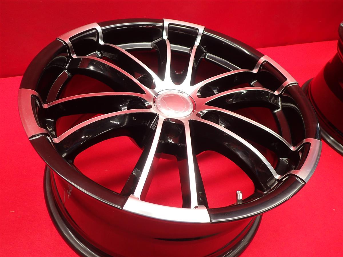 PREMIX pre Mix SHANKS car nks used wheel 4ps.@8J 17 -inch PCD139.7 6 hole +25 hub 110 Land Cruiser Prado Pajero etc. .aa17