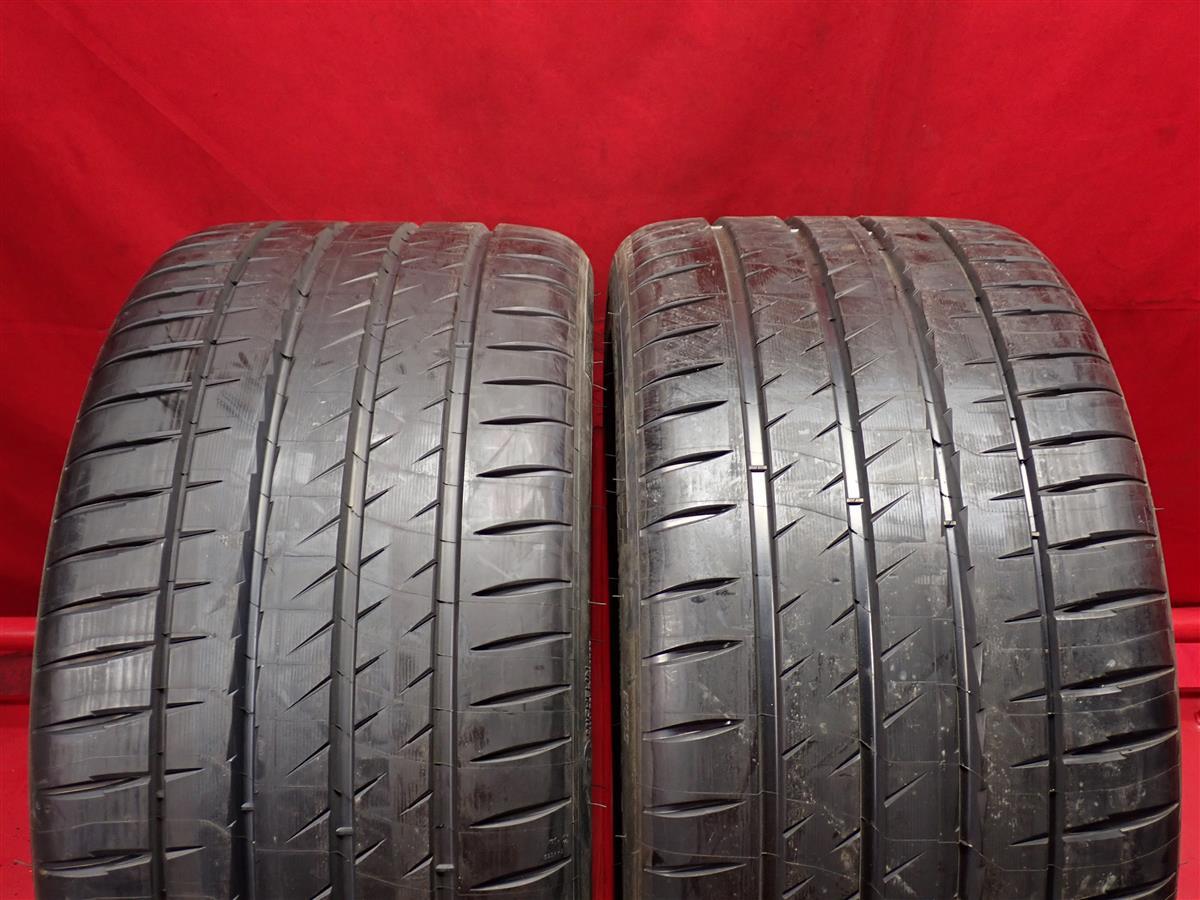 中古タイヤ 285/40R18 105Y 2本セット ミシュラン パイロット スポーツ 4S 9.5分山 ★ マセラティ クワトロポルテ n18_画像1