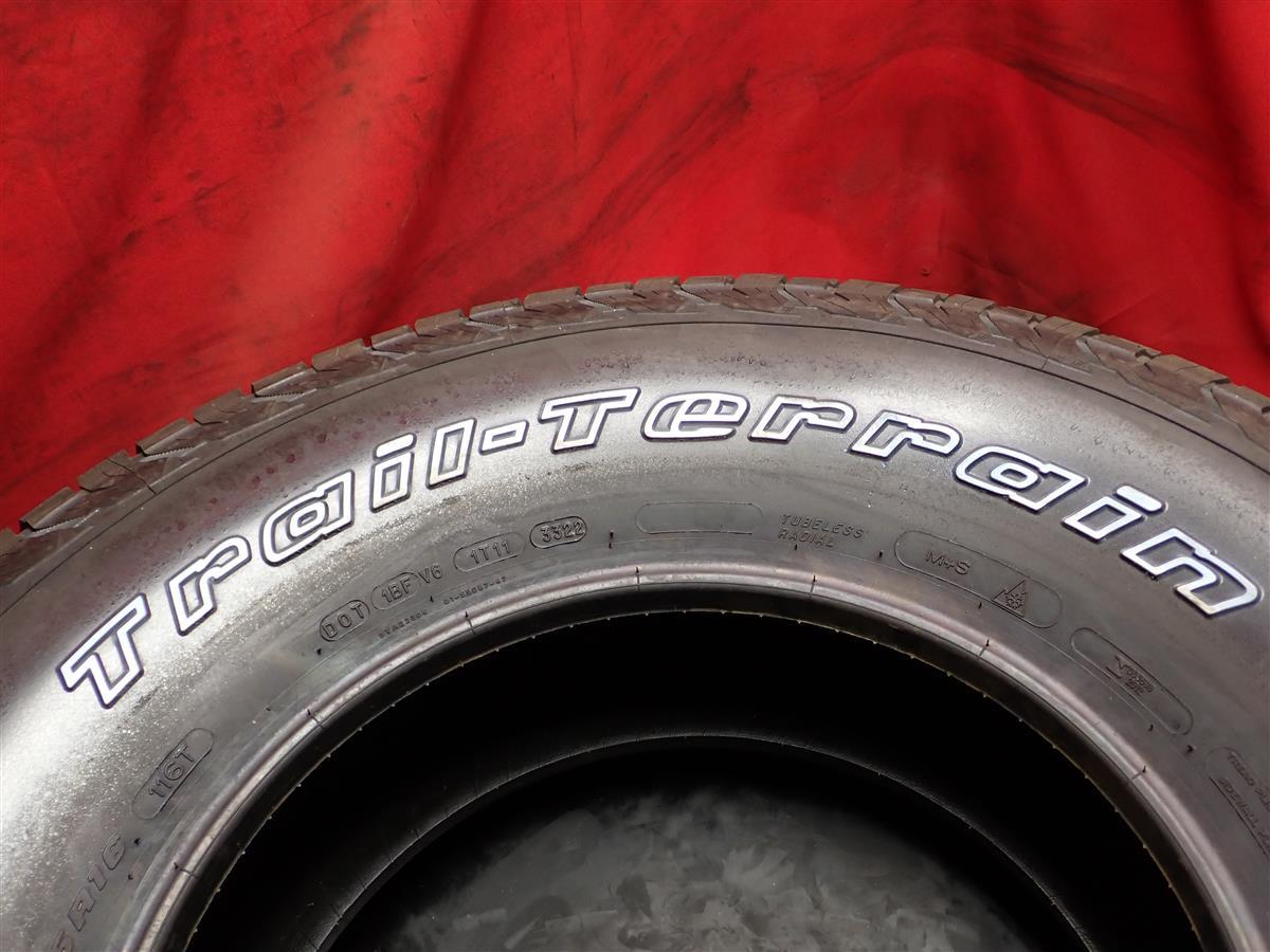 中古タイヤ 265/75R16 116T 単品1本 BFグッドリッチ トレール テレーン T/A BFGoodrich TRAIL Terrain T/A 9.5分山★ ホワイトレター n16_画像7