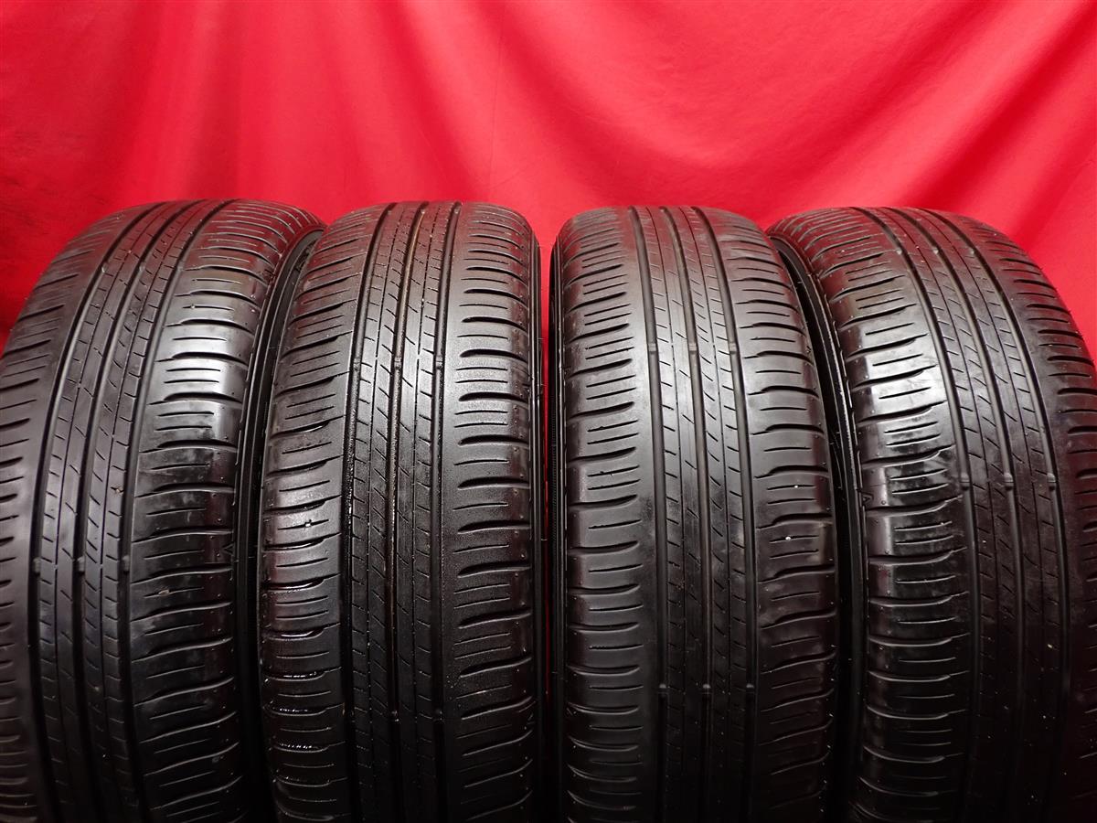 中古タイヤ 195/60R17 90H 4本セット ダンロップ エナセーブ EC300＋ DUNLOP ENASAVE EC300＋ 8分山★n17 プリウス ライズ ロッキー