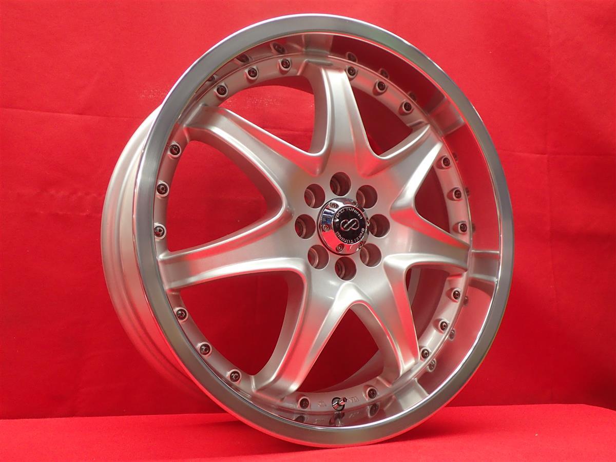 ENKEI エンケイ TUNING RP07 中古ホイール 4本 7J 18インチ PCD100 4穴 +40 ハブ73 ロードスター カローラ160系 デミオ スイフト 等 aa18_画像2