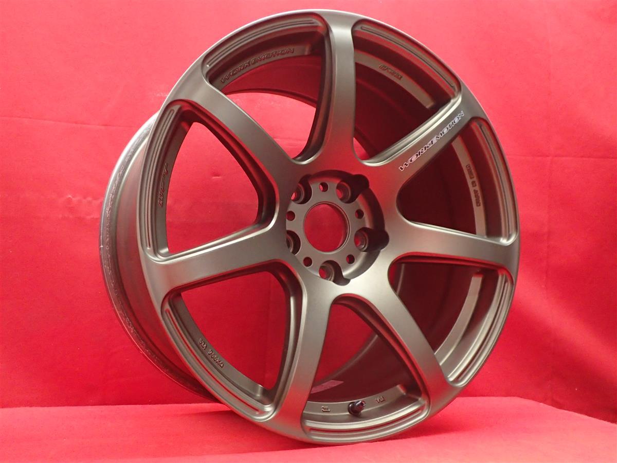 WORK ワーク EMOTION T7R 中古ホイール 4本 9.5J 18インチ PCD114.3 5穴 +30 ハブ73 ビッグキャリパー対応 スカイライン GT-R R34 R33 aa18の画像2