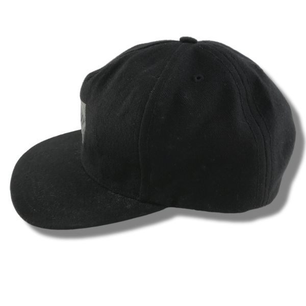 《良品◎》HUF ハフ★アメリカ製*ロゴデザインキャップ*帽子*ブラック(AC971)◆S60_画像2