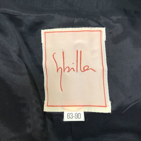 《良品◎》Sybilla シビラ★スカートセットアップスーツ*巻きスカート*ブラック*サイズ63-90(LA1650)◆S60_画像10