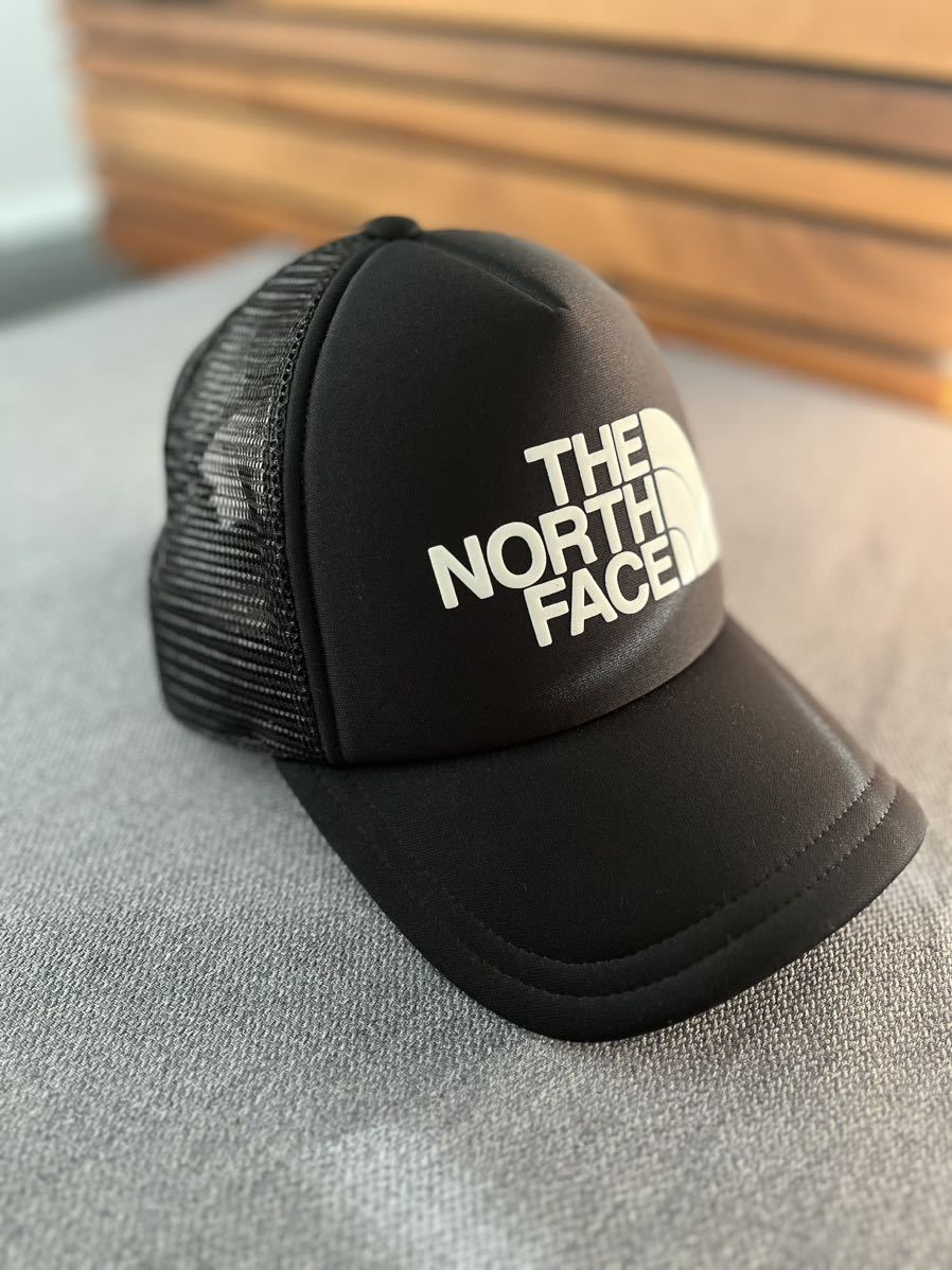 新品同様美品●THE NORTH FACE●メッシュキャップ FREE ポリエステル 黒 ブラック メンズ NN01452_画像2