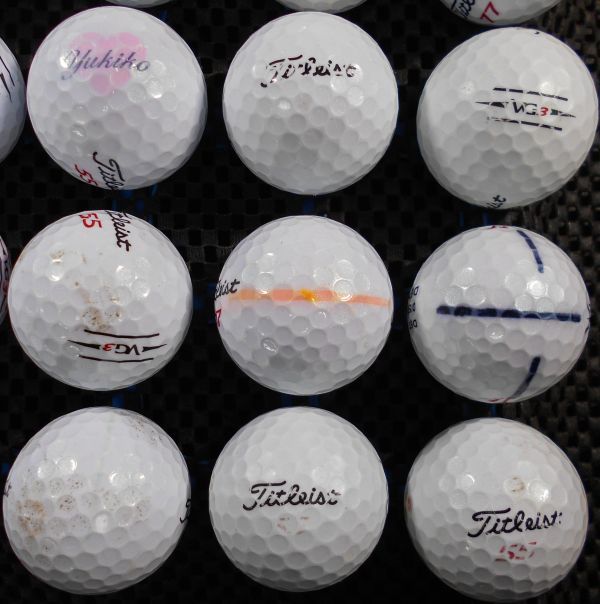 [L2H-05A] Titleist VG３ 2020年モデル レインボーパール 30球 タイトリスト ロストボール_画像5