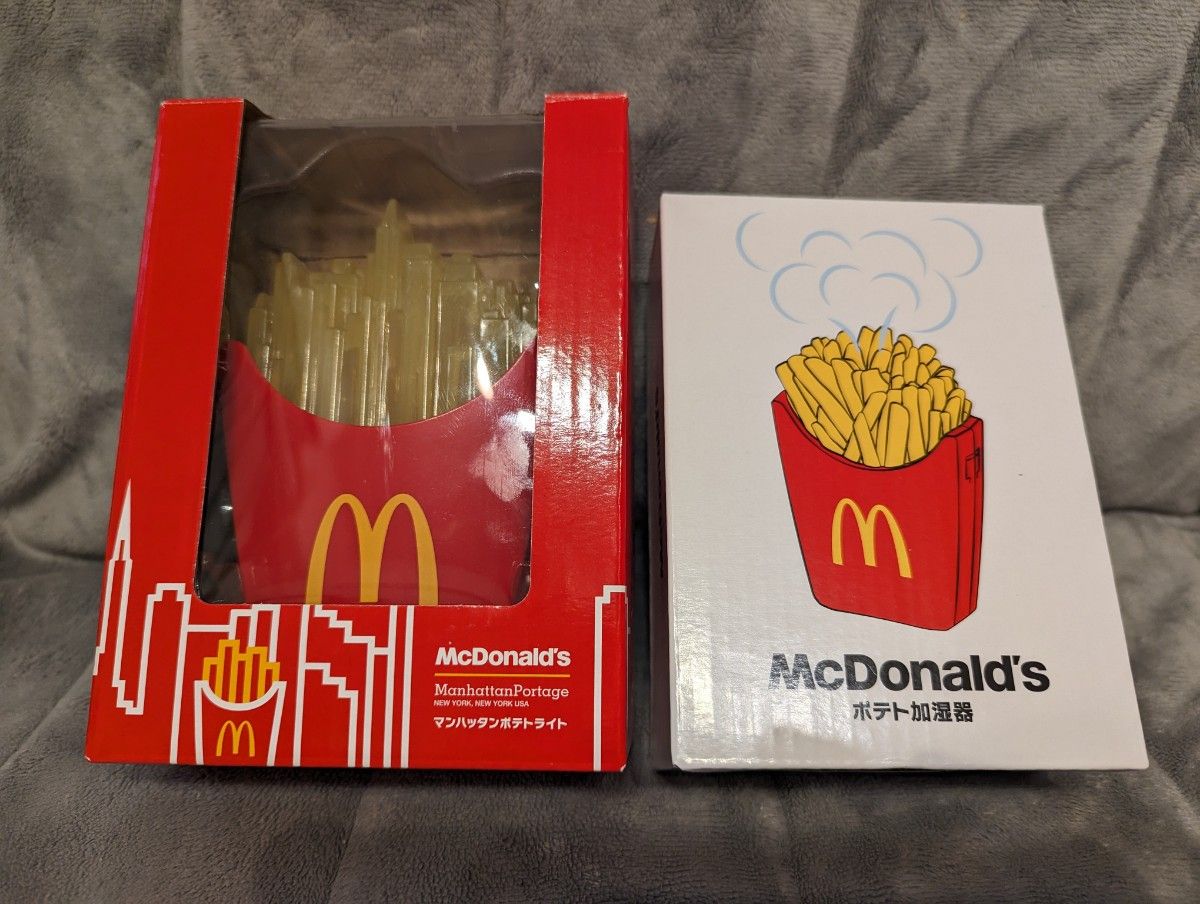 【セット】マンハッタンポテトライト ポテト加湿器　マクドナルド  BRUNO  McDonald ライト  マック 福袋　ポテト