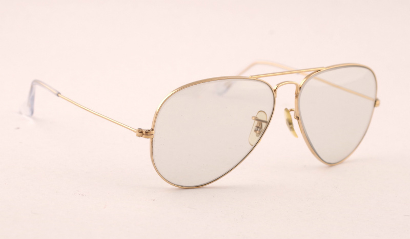 ビンテージ 1970年代 レイバン B&L Ray-Ban USA Aviator アメリカ製 アビエーター 調光レンズ グレー ティアドロップ 58mm A1480_画像4