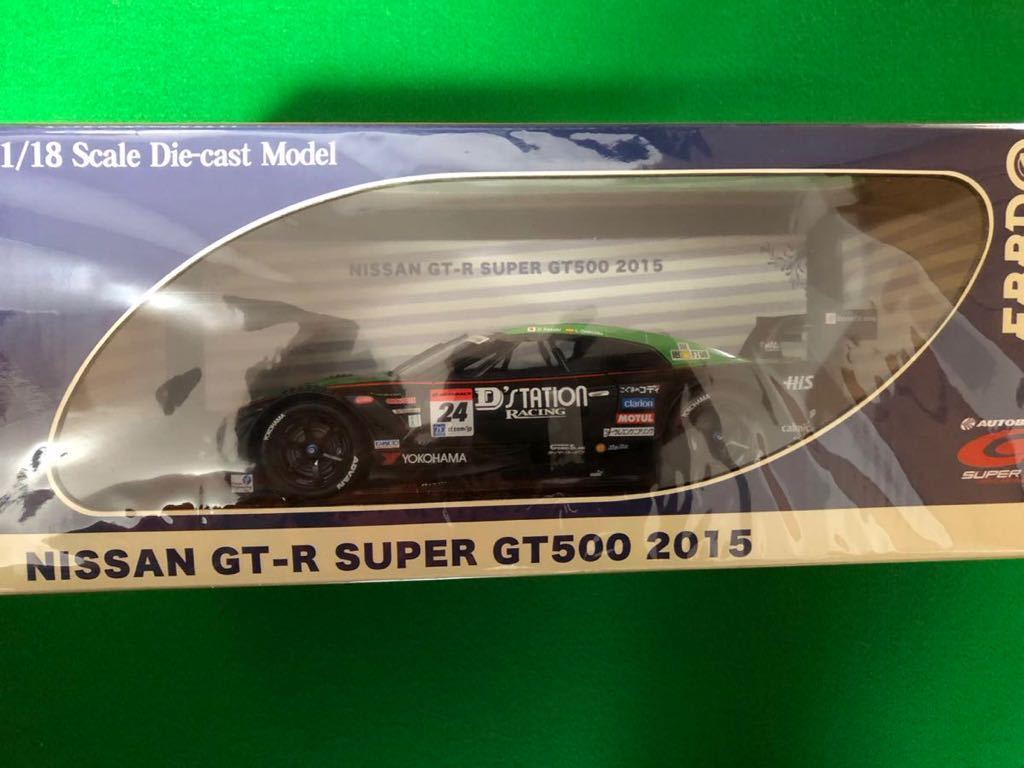 エブロ EBBRO スーパーGT500 MOTUL AUTECH GT-R Okayama test ADVAN D'station GT-R okayama 2015 送料無料　２台セット_画像4