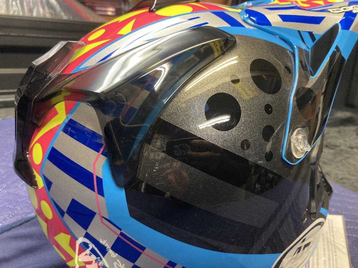 アライ Arai　V-CROSS4 BARCIA2 Lサイズ　使用回数少　美品　モトクロス　エンデューロ　オフロード入門　林道ツーリング_画像7