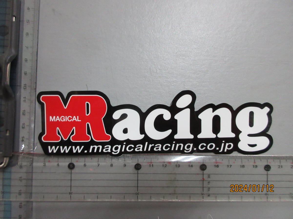 100円売切り　MAGICAL Racing　バブル記念 ステッカー　●　スポンサー 送料84円　スーパーレア総品　当時物希少　限定品 かも！_画像1