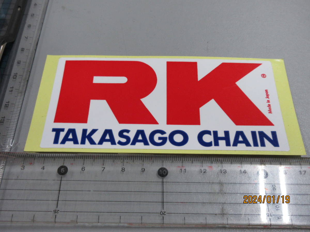 100円売切り　大判　RK　スポンサー ステッカー スーパーレア品 当時物希少 限定品　_画像1