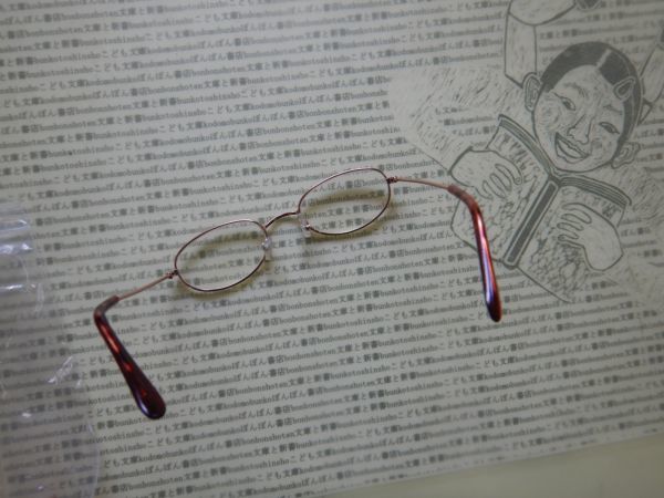 眼鏡　老眼鏡　フレーム35 RLT032-3.5 ＋3.5と記載　視力度数不明　フレーム歪みあり　画像確認のこと_画像4
