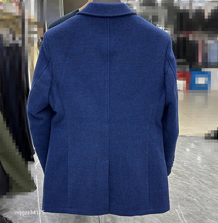 (XL度)　期間限定特価！高品質 WOOL混 防寒 秋冬メンズ チェスターコート 新品_画像2