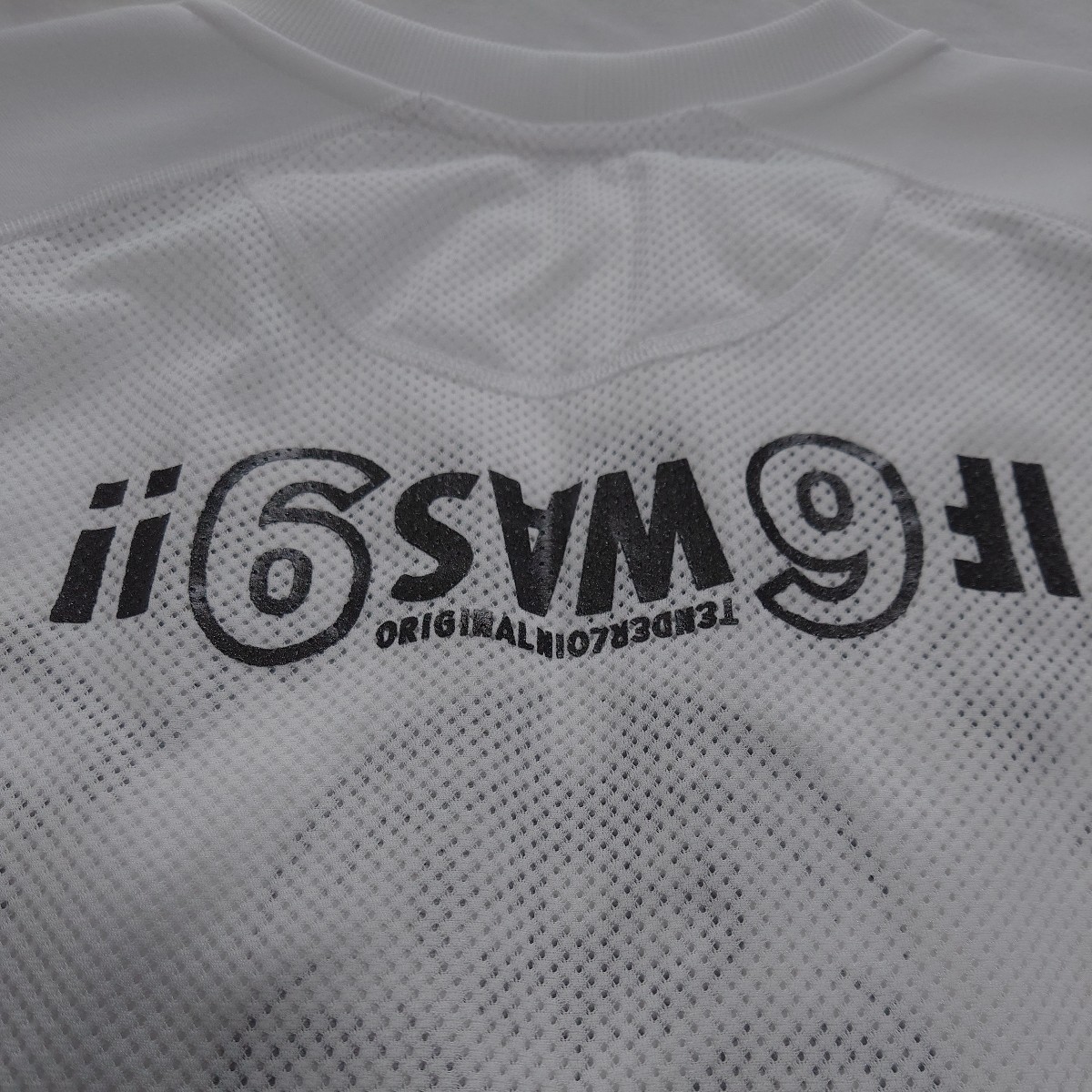 美品 テンダーロイン tenderloin mix mesh jersey bs white size XL _画像6