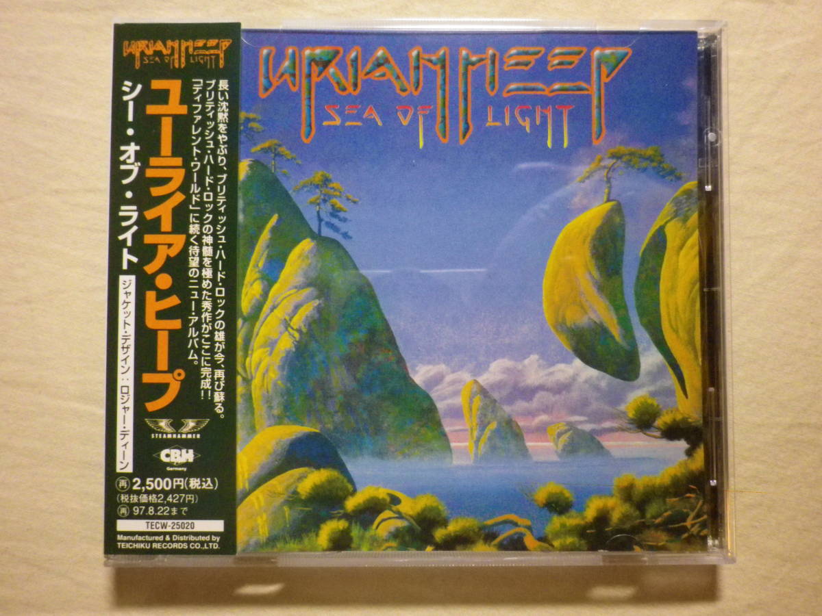 『Uriah Heep/Sea Of Light(1995)』(1995年発売,TECW-25020,廃盤,国内盤帯付,歌詞対訳付,Dream On,UKハード・ロック)_画像1