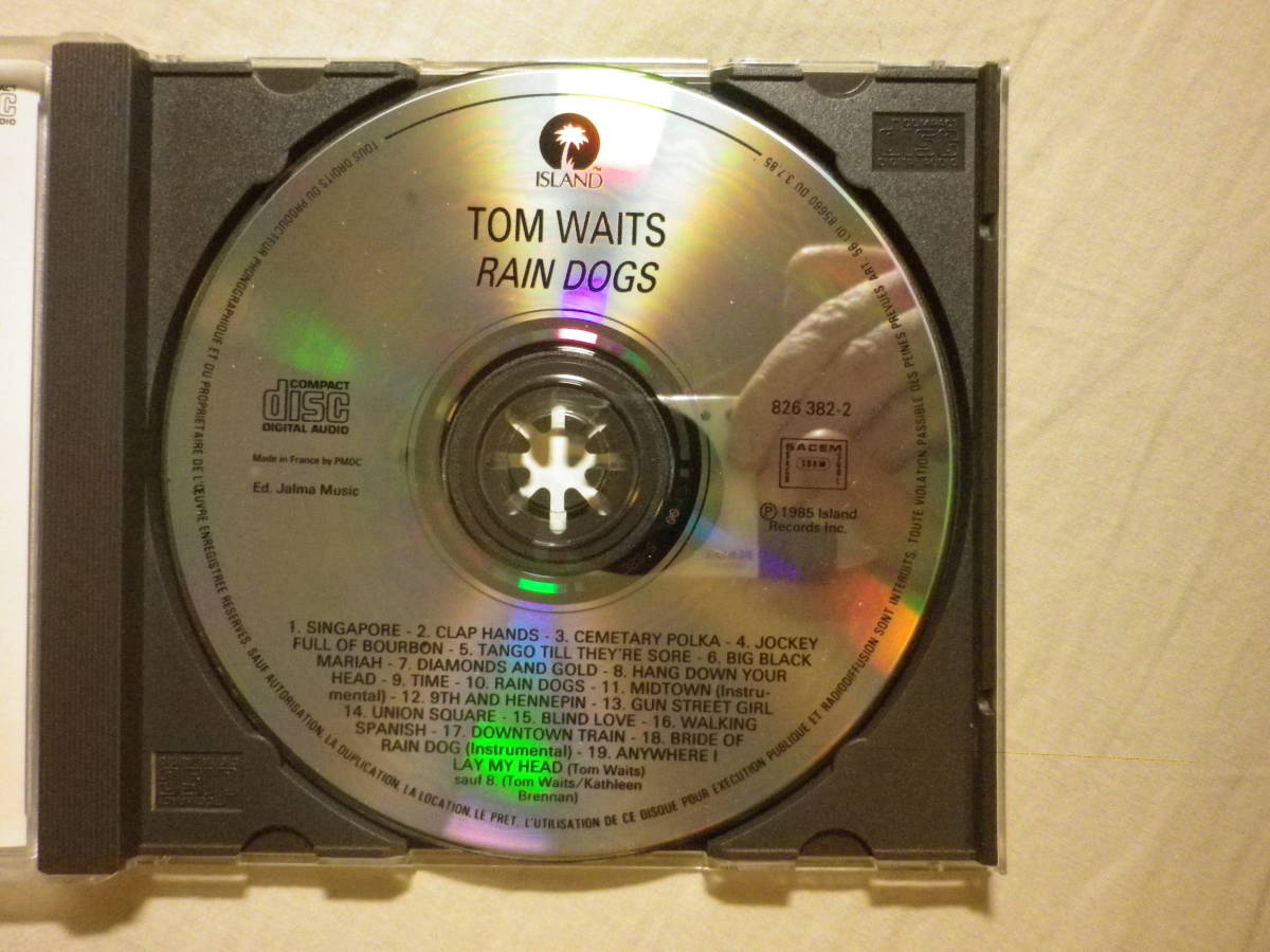 『Tom Waits アルバム4枚セット』(Closing Time,Rain Dogs,Mule Variations,Blood Money,SSW,USロック)_画像6