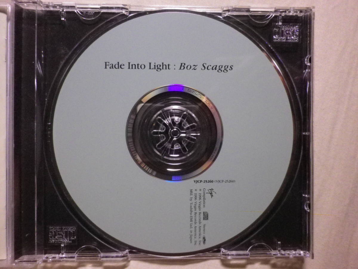 『Boz Scaggs/Fade Into Light(1996)』(1996年発売,VJCP-25260,国内盤帯付,歌詞対訳付,Lowdown,Harbor Lights,AOR,Ray Parker Jr)_画像3