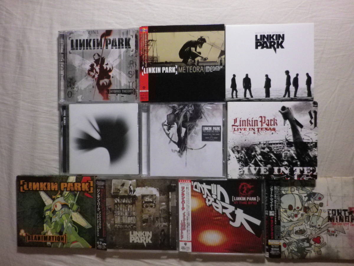 『Linkin Park 関連CD10枚セット』(Hybrid Theory,Meteora,Minutes To Midnight,A Thousand Sun,The Hunting Party,Reanimation)_画像1