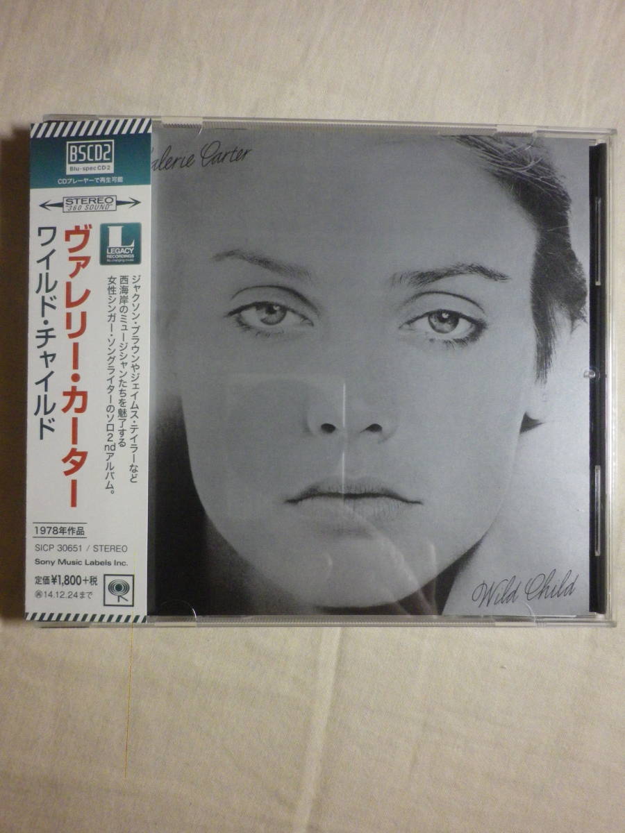 Спецификация Blu-Spec CD2 "Valerie Carter/Wild Child (1978)" (Ремастированный источник звука, выпущен в 2014 году, SICP-30651, японское издание группы, тексты с переводом, AOR, SSW)