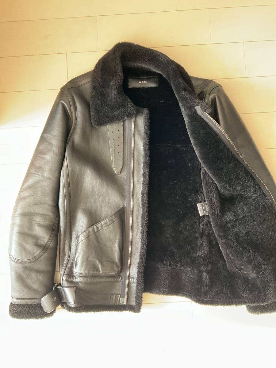 Yahoo!オークション - AKM B-3ムートンレザージャケット spanish Yahoo!オークション - AKM B-3ムートンレザージャケット spanish