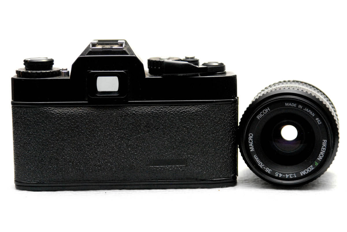 RICOH リコー製 Kマウント専用 昔の高級一眼レフカメラ XR-1000ボディ+（35-70mmレンズ付） 希少品_画像3