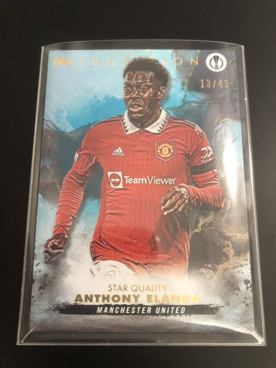 13/49 アントニーエランガ TOPPS INCEPTION SOCCER STAR QUALITY ANTHONY ELANGA MANCHESTER UNITED マンチェスターユナイテッド_画像1