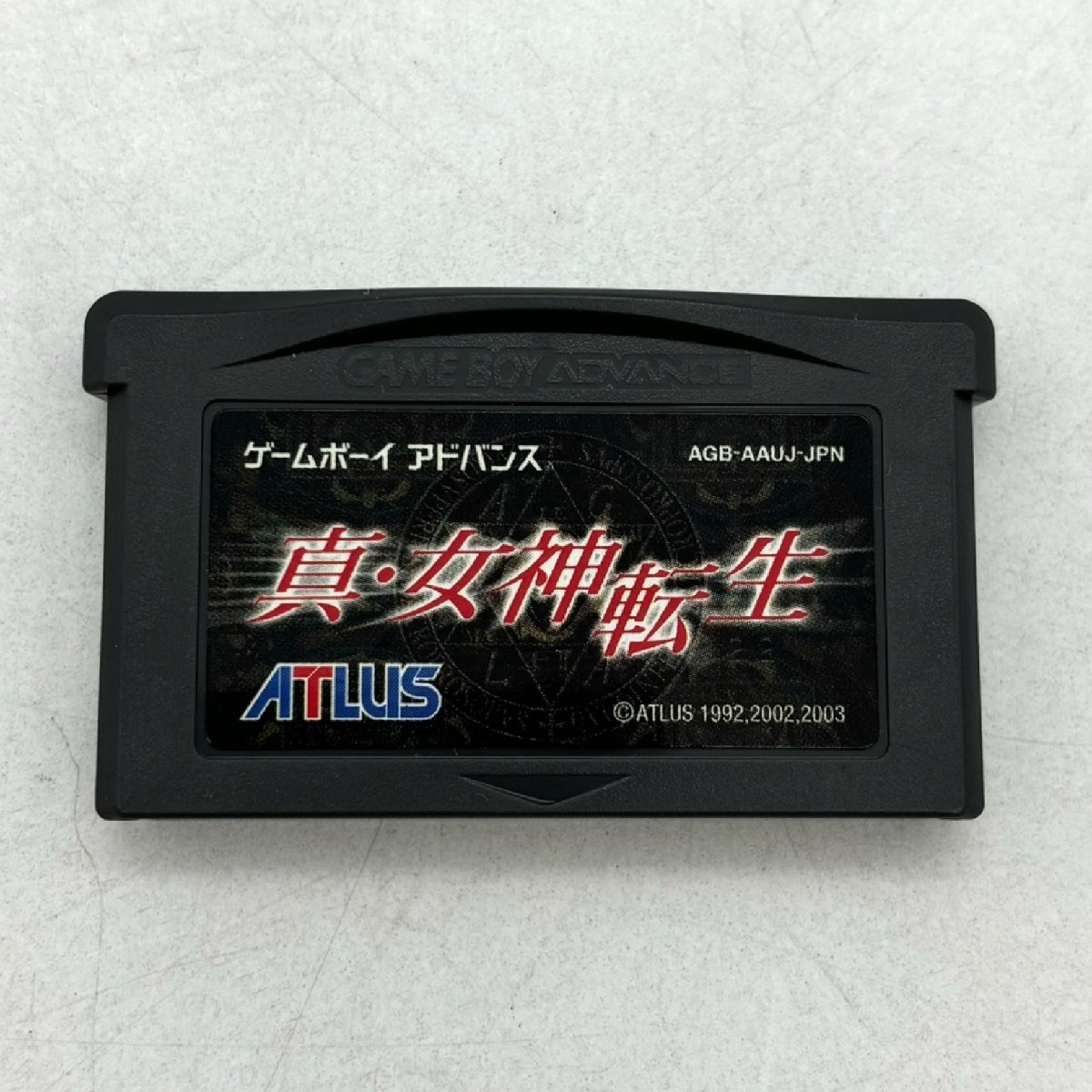 1円～/ATLUS/アトラス/新・女神転生/メガテン/ゲーム/GBA/ゲームボーイアドバンス/ソフト/動作確認済/ジャンク/W019_画像1