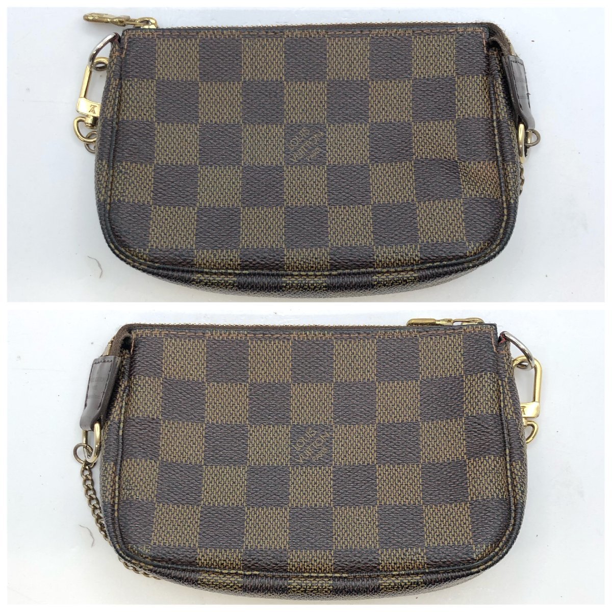 1円～/LOUIS VUITTON/ルイヴィトン/アクセソワール/ダミエ/FL3048/ポーチ/ミニポシェット/ハンドバッグ/バッグ/レディース/H024_画像2