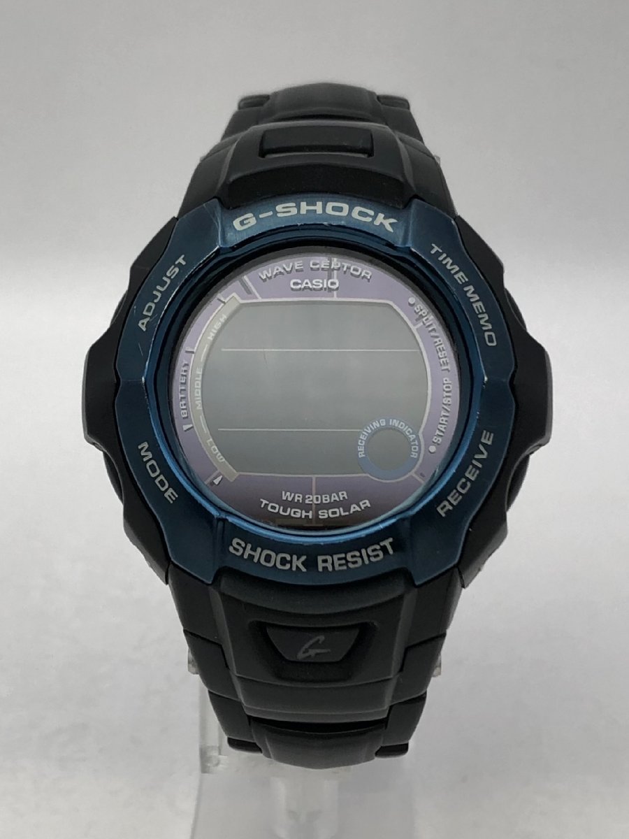 CASIO/カシオ/G-SHOCK/Gショック/THE G/SHOCK RESIST/GW-700BDJ/ブルー×ブラックカラー/20BAR/タフソーラー/メンズ腕時計/ジャンク/T046_画像2